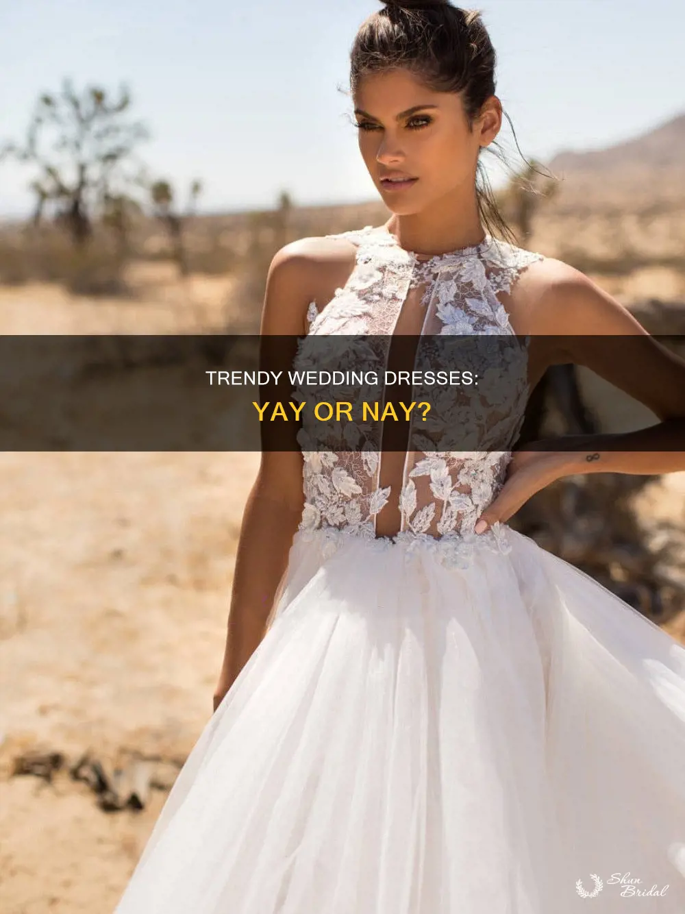 is it ok if my wedding dress is trendy