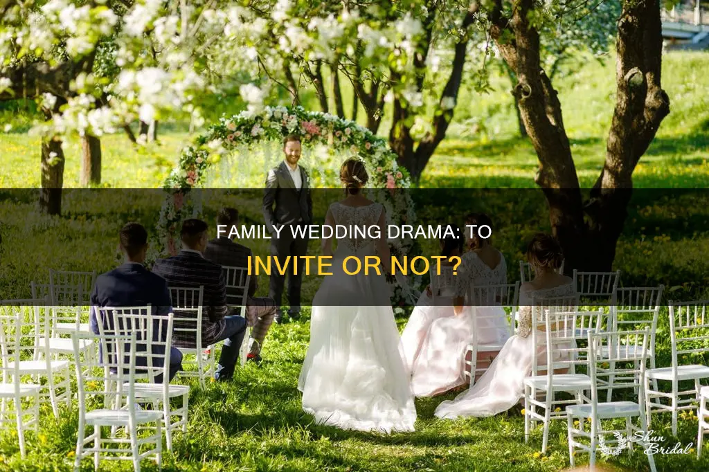 is it ok not to invite family to a wedding