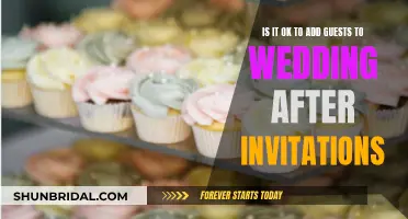 How to handle wedding guest list additions post-invites