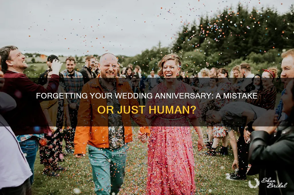 is it ok to forget your wedding anniversary