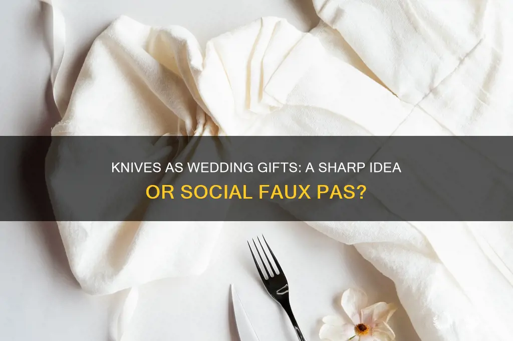 is it ok to give knives as a wedding gift