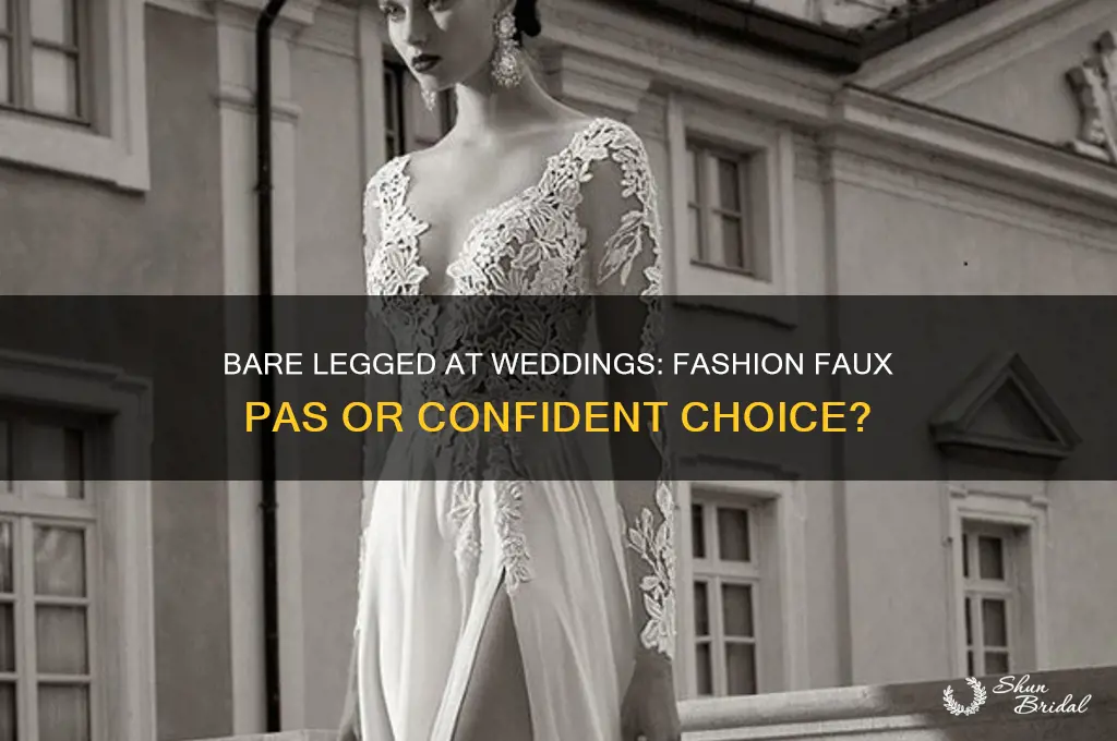 is it ok to go bare legged to a wedding