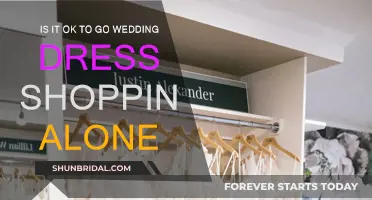 Solo Wedding Dress Shopping: Yay or Nay?