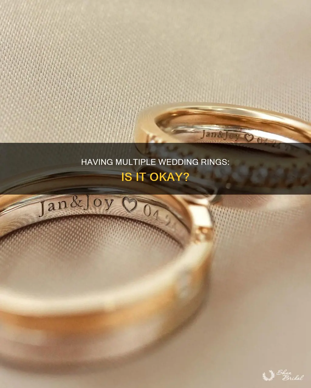is it ok to have 2 sets of wedding rings