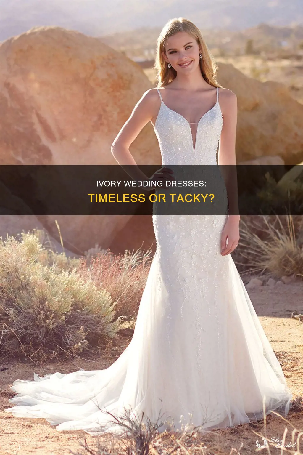 is it ok to have a ivory wedding dress