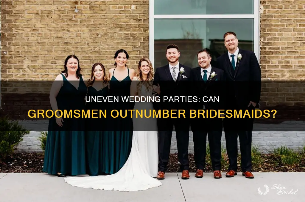 is it ok to have more groomsmen than bridesmaids