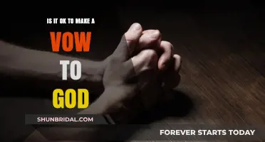 Making Vows to God: Understanding the Spiritual and Ethical Implications