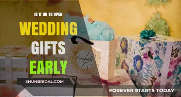 Should You Open Wedding Gifts Early? Etiquette and Advice