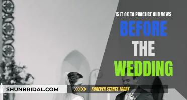 Practice Your Wedding Vows: Good or Bad Idea?