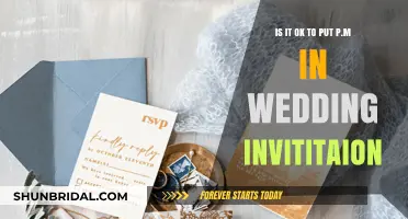 Etiquette Guide: PM on Wedding Invites, Yay or Nay?