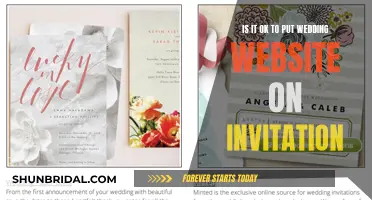 Wedding Website on Invites: Tacky or Trendy?