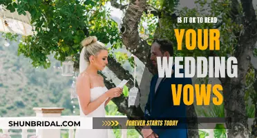 Memorizing Wedding Vows: Is It Necessary?