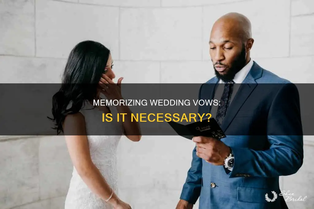 is it ok to read your wedding vows