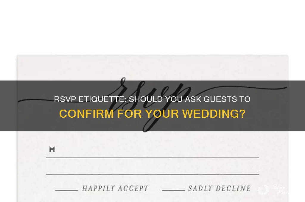 is it ok to start asking guests for rsvp wedding