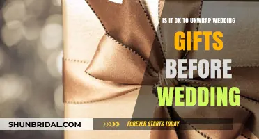 Unwrapping Wedding Gifts Early: Etiquette or Faux Pas Before the Big Day?