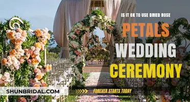 Using Dried Rose Petals in Wedding Ceremonies: A Romantic Eco-Friendly Choice?