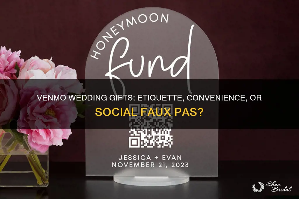 is it ok to venmo a wedding gift