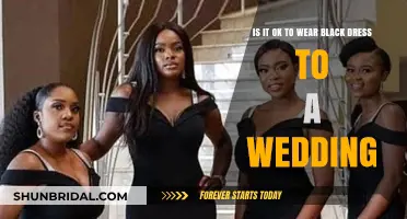 Black Dresses: Wedding Wear or Taboo?