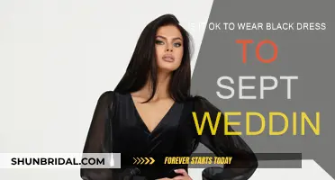 Black Dresses: Suitable for September Weddings?
