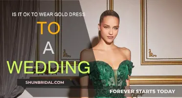 Gold Dress at a Wedding: Tacky or Tasteful?