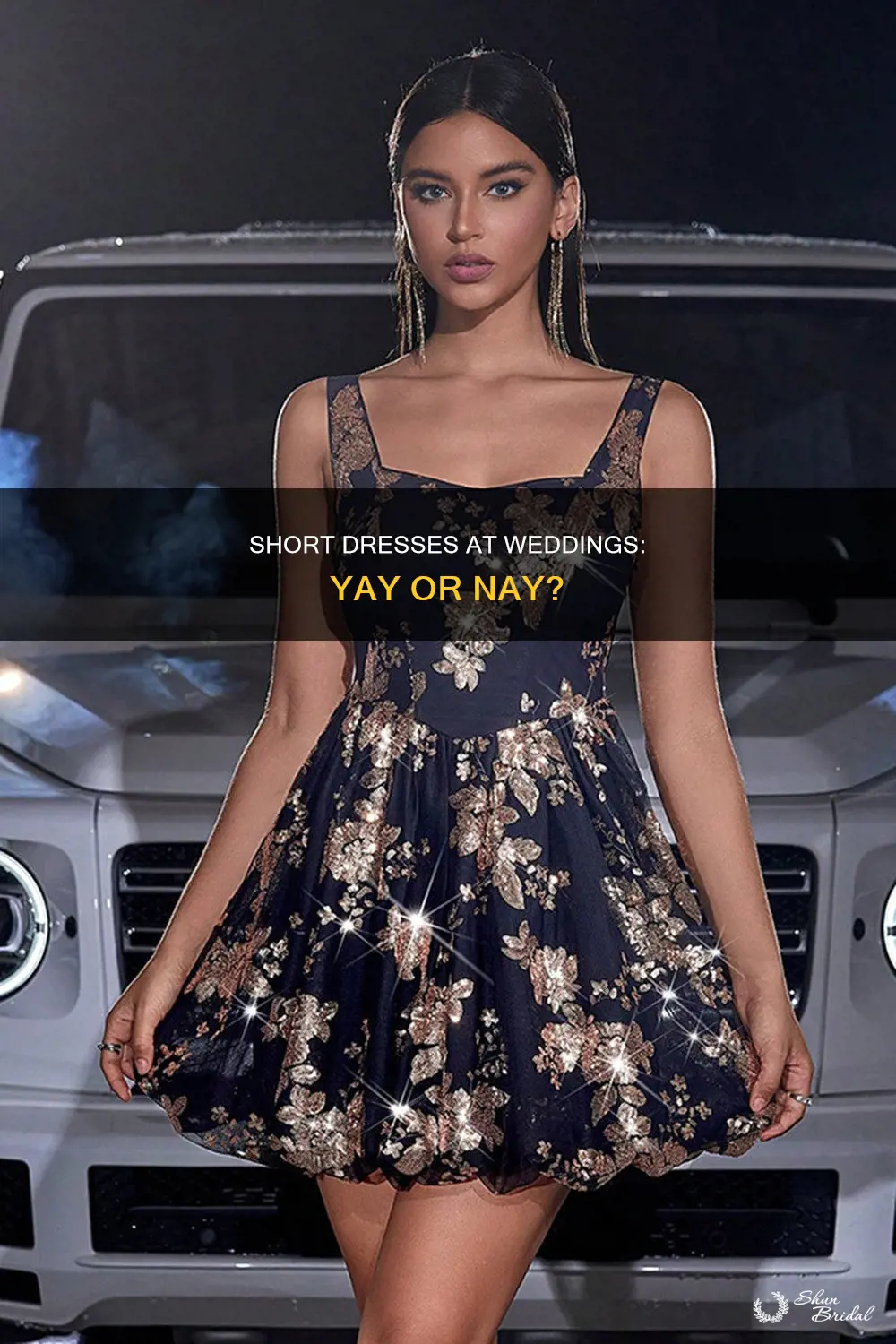 is it ok to wear short dress to wedding