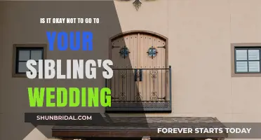 Skipping Your Sibling's Wedding: Navigating Family Expectations and Personal Boundaries