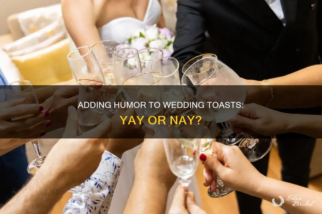 is it okay to make wedding toasts funny