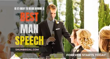 Best Man Speech: Reading or Winging It?