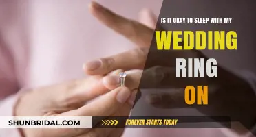 Should You Sleep with Your Wedding Ring On?