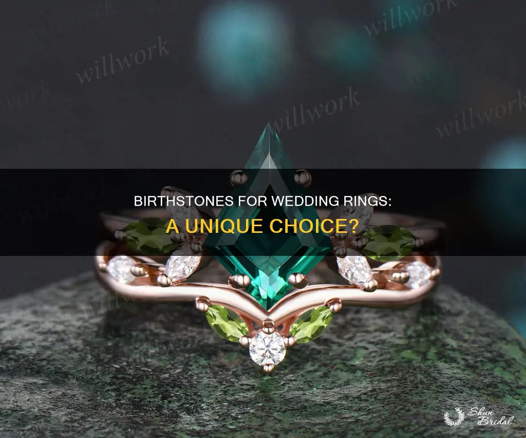 is it okay to use birthstones for your wedding ring