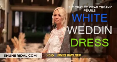 Pearls and Cream: The Perfect White Wedding Dress Combination?