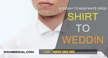 White Dress Shirts: Wedding Wear or Not?