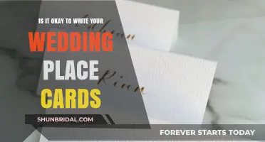 Handwritten Wedding Place Cards: Personal Touch or DIY Disaster?