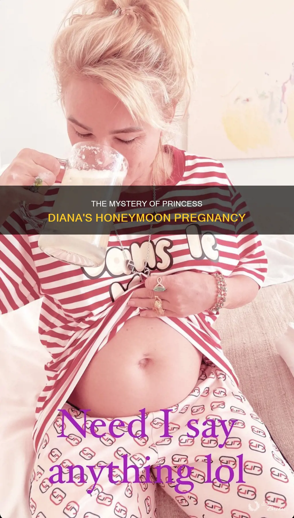 is it possible princess diana got pregnant on honeymoon