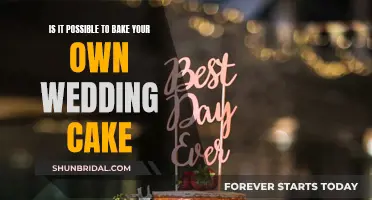 Baking Your Own Wedding Cake: Is It Worthwhile?