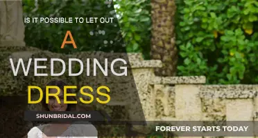 How to Let Out Your Wedding Dress