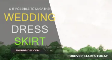 How to Reverse a Wedding Dress Alteration?