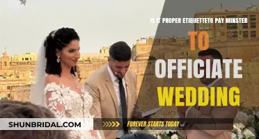 Should You Pay a Minister to Officiate Your Wedding? Etiquette Explained