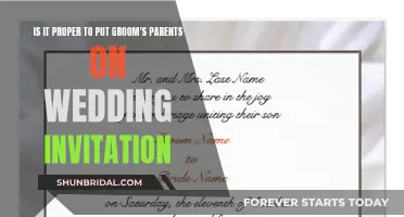 How to Properly Address Wedding Invites to Groom's Parents