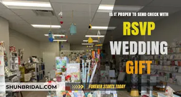 RSVP Wedding Gifts: Is Sending a Check Proper Etiquette?