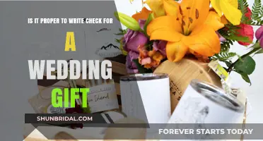 Is Writing a Check as a Wedding Gift Proper Etiquette?