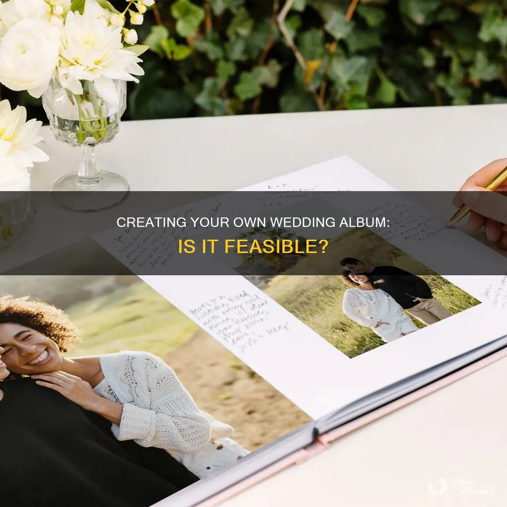 is it realistic to make your own wedding album