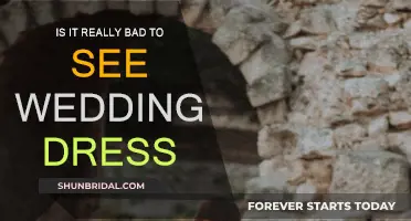 Superstitions Around Wedding Dresses: Bad Luck to See?