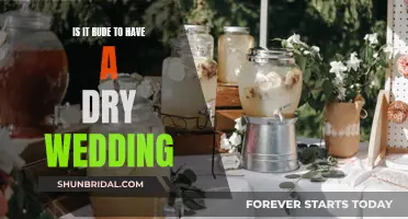 Dry Wedding Blues: Is It Rude to Nix the Booze?