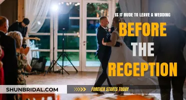 Leaving a Wedding Early: Rude or Not?