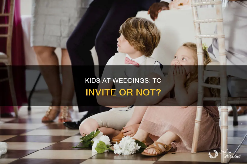 is it rude to mot invite kids to a wedding