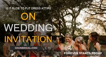 Wedding Dress Code: Invitation Etiquette