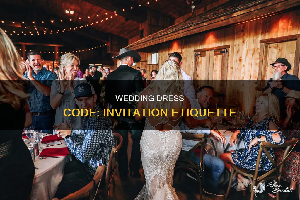 is it rude to put dress attire on wedding invitation