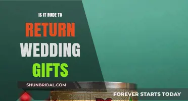 Returning Wedding Gifts: Etiquette or Insensitivity? A Guide for Newlyweds
