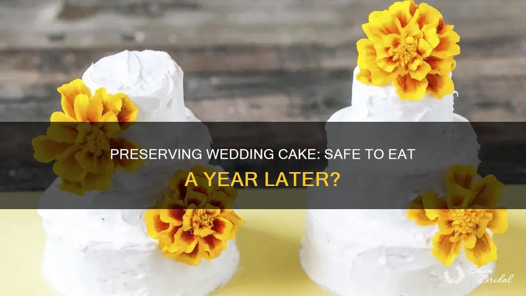 is it safe to eat wedding cake a year later